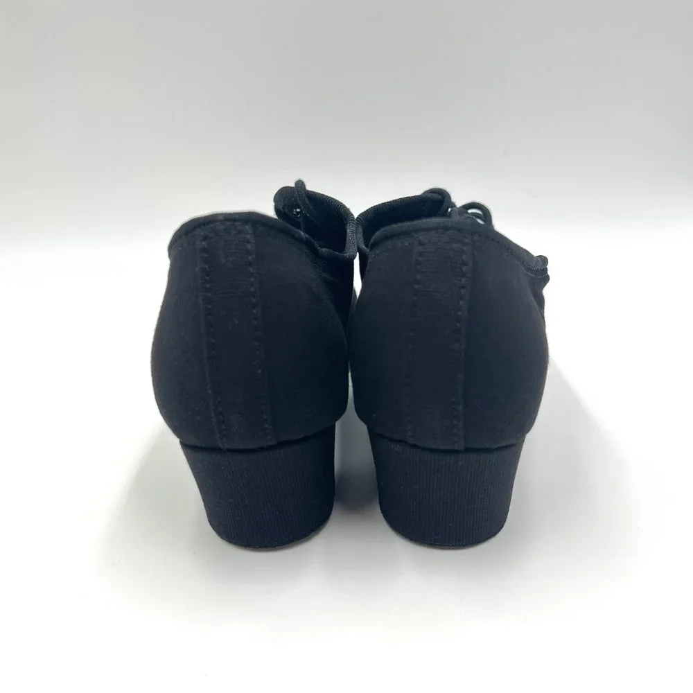 7W 7 WIDE Capezio Womens BR74 Practice Cuban Ballroom Dance Shoes‎ Heels